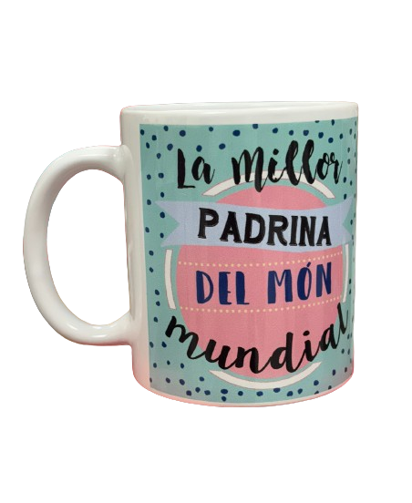 Taza La Millor Padrina Del Món Mundial