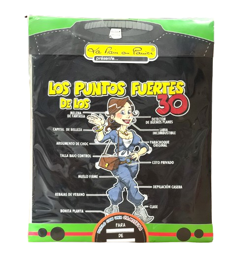 Camiseta Los Puntos Fuertes De Los 30