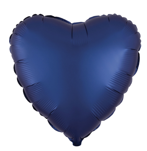 globo corazón azul