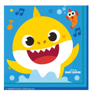 Servilletas de papel Baby Shark