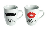 Conjunto de Tazas Mrs. and Mr.