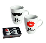 Conjunto de Tazas Mrs. and Mr.