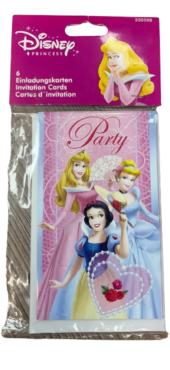 Invitaciones para la fiesta Princesas Disney