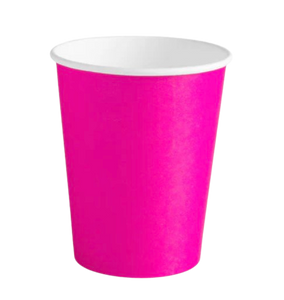 Vasos de cartón color Fucsia