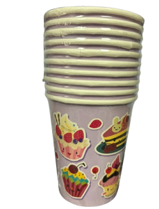 Vasos "Cupcake" color Lila