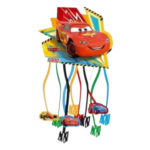 Piñata de cartón pequeña Cars