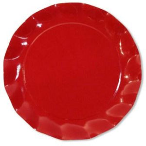 Platos pequeños de Plástico Rojo 19cm