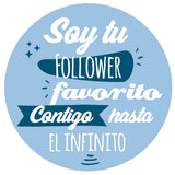 Candybox. Soy tu follower favorito. Contigo hasta el infinito. SIN GLUTEN