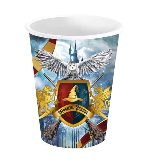 Vasos de cartón Harry Potter