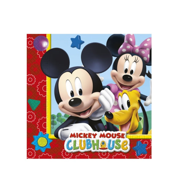 20 Servilletas Mickey Mouse - Gormand: Tienda de Fiestas y Regalos en Manresa