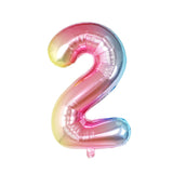 Globos de Números Multicolor Autoinflables 80cm - Gormand: Tienda de Fiestas y Regalos en Manresa