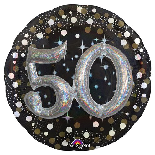 Multi Globo Número 50 con efecto 3D - Gormand: Tienda de Fiestas y Regalos en Manresa