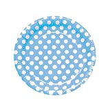 Platos de Cartón Azules con Topos 23 cm - Gormand: Tienda de Fiestas y Regalos en Manresa