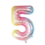 Globos de Números Multicolor Autoinflables 80cm - Gormand: Tienda de Fiestas y Regalos en Manresa