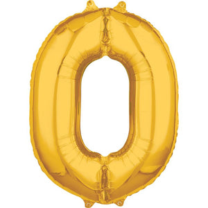 Globos de Números Dorados 86cm - Gormand: Tienda de Fiestas y Regalos en Manresa