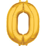 Globos de Números Dorados 86cm - Gormand: Tienda de Fiestas y Regalos en Manresa