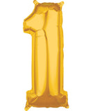 Globos de Números Dorados 86cm - Gormand: Tienda de Fiestas y Regalos en Manresa