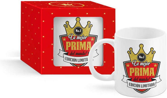 Taza Mejor Prima - Gormand: Tienda de Fiestas y Regalos en Manresa