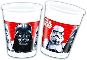 8 Vasos de Plástico Star Wars - Gormand: Tienda de Fiestas y Regalos en Manresa