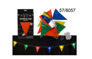 Guirnalda banderola Coloridas LED - Gormand: Tienda de Fiestas y Regalos en Manresa