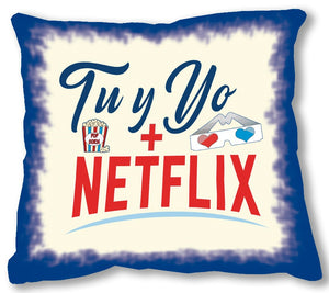 Cojín Tu y Yo + Netflix