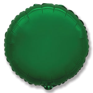 globo redondo verde metalizado