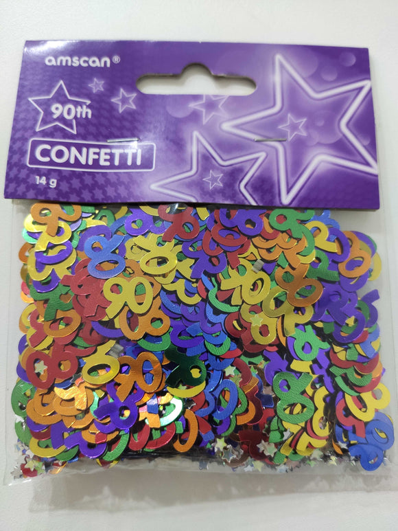 Confeti de Colores Número 90 - Gormand: Tienda de Fiestas y Regalos en Manresa