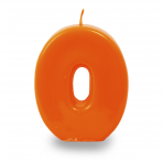 Velas Naranjas 9,5 cm - Gormand: Tienda de Fiestas y Regalos en Manresa