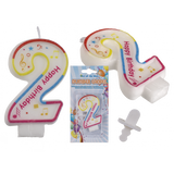 Vela HAPPY BIRTHDAY de Colores 7cm - Gormand: Tienda de Fiestas y Regalos en Manresa