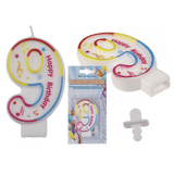 Vela HAPPY BIRTHDAY de Colores 7cm - Gormand: Tienda de Fiestas y Regalos en Manresa