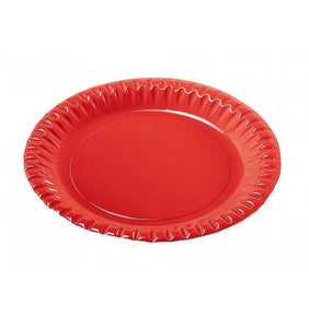 6 Platos de Plástico Pequeños Rojos - Gormand: Tienda de Fiestas y Regalos en Manresa