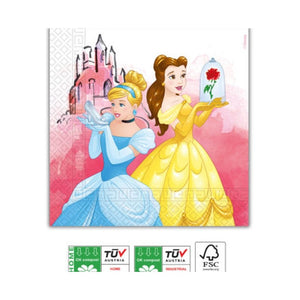 20 Tovallons de Paper Princeses Disney