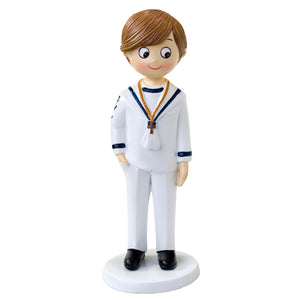 Y754   Figura Comunión marinero mano en bolsillo, 17cm